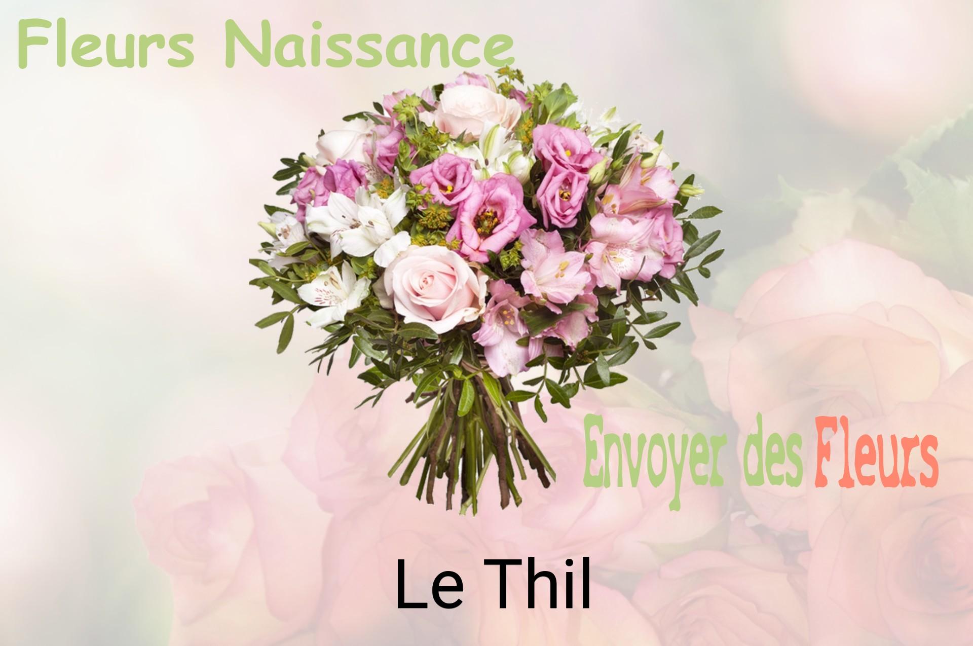 Bouquet de fleurs de naissance livré à Le Thil